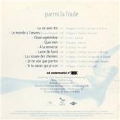 PARMI LA FOULE / RARE CD PROMO WATERMARKE NUMEROTE 9 TITRES