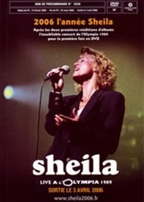 LIVE A L'OLYMPIA 1989 / SHEILA / BON DE PRECO DVD