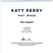 KATY PERRY - BON APPETIT / 4 REMIXES / CD SINGLE PROMO / FRANCE 2017