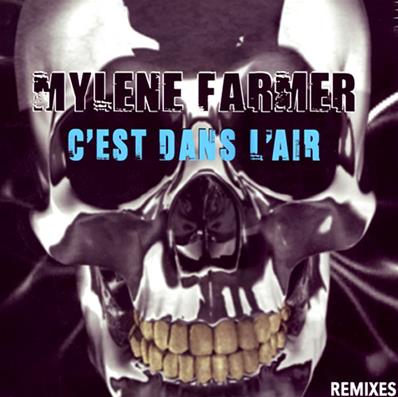 MYLENE FARMER - C'EST DANS L'AIR (REMIXES) 12'' (2009 - BLACK VINYL)