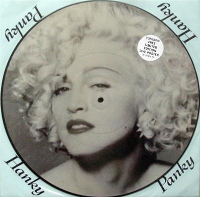 MADONNA - HANKY PANKY / MAXI 45T 12 INCH / PICTURE DISC + POSTER UK
