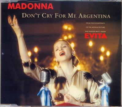 DON’T CRY FOR ME ARGENTINA / CDS ALLEMAGNE