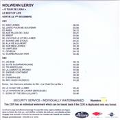 NOLWENN LEROY - BEST OF LIVE : Ô TOUR DE L'EAU / CD DOUBLES 23TITRES / PROMO 2014
