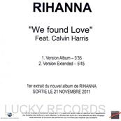 WE FOUND LOVE / CDS PROMO FRANCE