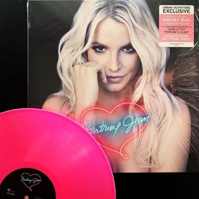 BRITNEY JEAN / BRITNEY SPEARS / LP 33 TOURS VINYLE ROSE / URBAN OUTFITTERS USA 2020