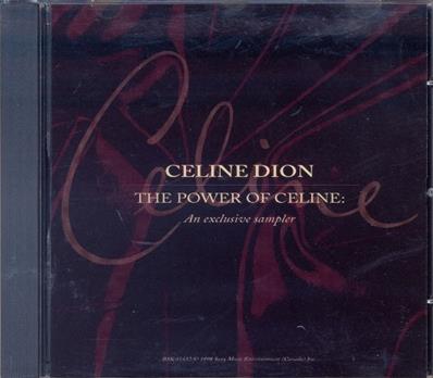 CELINE DION / THE POWER OF CELINE / CDS SAMPLER PROMO USA