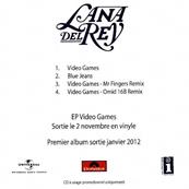 VIDEO GAMES REMIXES + BLUE JEANS / CDRS PROMO FRANCE