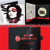 AMERICAN LIFE + ENVELOPPE PACK / RARE UNIQUE CDS PROMO FRANCE