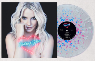 BRITNEY SPEARS - BRITNEY JEAN (URBAN OUTFITTERS EXLUSIVE - CLEAR VINYL WITH BLUE AND PINK SPLATTER)