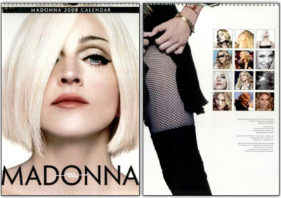 MADONNA - THE OFFICIAL 2008 CALENDAR