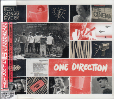 ONE DIRECTION - BEST SONG EVER - CD - JAPAN