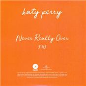 KATY PERRY - NEVER REALLY OVER / CD SINGLE PROMO / FRANCE 2019