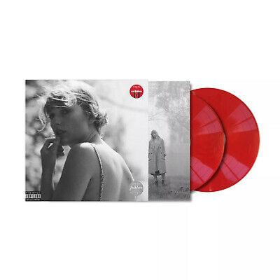 TAYLOR SWIFT - FOLKLORE (TARGET EXCLUSIVE RED VINYL) LP