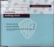 NOTHING FAILS / CDS PROMO ALLEMAGNE