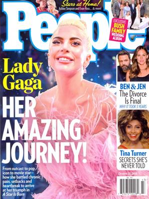 LADY GAGA / PEOPLE / USA OCTOBRE 2018