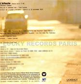 L'ATTENTE / CDR SINGLE PROMO FRANCE