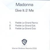 GIVE IT 2 ME / CDS 3 MIXES PROMO UK