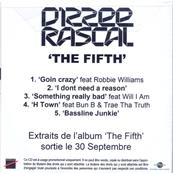 GOIN' CRAZY / DIZZEE RASCAL FEAT. ROBBIE WILLIAMS / CD SAMPLER PROMO FRANCE