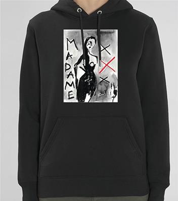 SWEAT NOIR FAV TAILLE XL MADAME X / MAE COUTURE MADONNA EXCLUSIVITE 2020