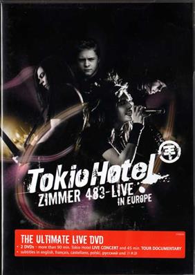 ZIMMER 483 LIVE IN EUROPE / TOKIO HOTEL / 2 x DVD EUROPE