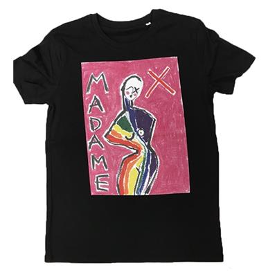 T-SHIRT MX PRIDE PINK TAILLE L MADAME X / MAE COUTURE MADONNA EXCLUSIVITE 2020