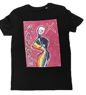 T-SHIRT MX PRIDE PINK TAILLE S MADAME X / MAE COUTURE MADONNA EXCLUSIVITE 2020