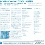 CYNDI LAUPER / TIME AFTER TIME / 45T JAPON 1983