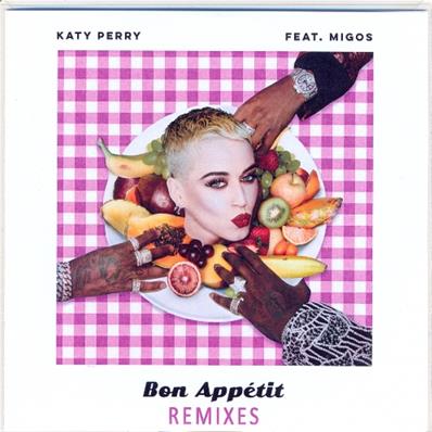 BON APPETIT / KATY PERRY / 4 REMIXES / CD SINGLE PROMO / FRANCE 2017