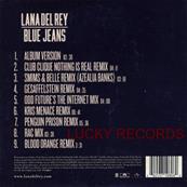BLUE JEANS / CD SINGLE 9 MIXES / PROMO EUROPE 2012