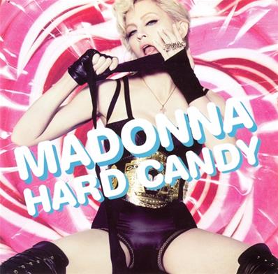 MADONNA - FLYER HARD CANDY / INVITATION OLYMPIA PARIS 6 MAI 2008 / PROMO FRANCE