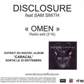 OMEN / DISCLOSURE FEAT. SAM SMITH / CD SINGLE PROMO / FRANCE 2015