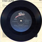 CYNDI LAUPER / ALL THROUGH THE NIGHT / 45T BRESIL 1983