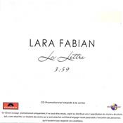 LARA FABIAN - LA LETTRE / CDS PROMO FRANCE