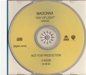 RAY OF LIGHT (REMIXES) / CDS PROMO CD REFERENCE USA