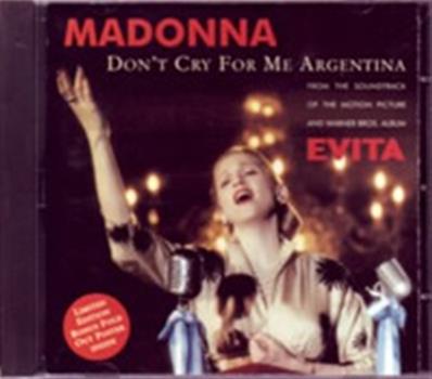 DON’T CRY FOR ME ARGENTINA / CDS EDITION LIMITEE + POSTER AUSTRALIE