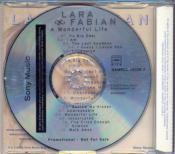 A WONDERFUL LIFE / LARA FABIAN / CD ALBUM 12 TITRES / PROMO SAMPLER FRANCE 2004 