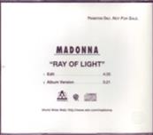 RAY OF LIGHT / CDS PROMO USA