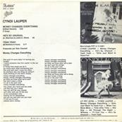 CYNDI LAUPER / MONEY CHANGES EVERYTHING / 45T PROMO ESPAGNE 1984