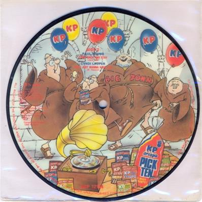 CYNDI LAUPER + 3 ARTISTES / GIRLS JUST WANT TO HAVE FUN / 45T PICTURE DISC UK 1983