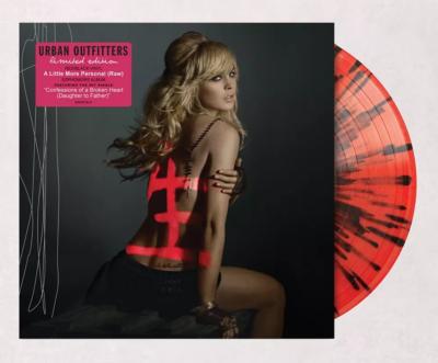 LINDSAY LOHAN - A LITTLE MORE PERSONAL 2LP (URBAN OUTFITTERS RED & BLACK VINYL)