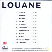LOUANE / CHAMBRE 12 / CD ALBUM PROMO 11 TITRES 2015
