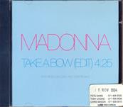 TAKE A BOW / CDS EDIT VERSION PROMO UK 