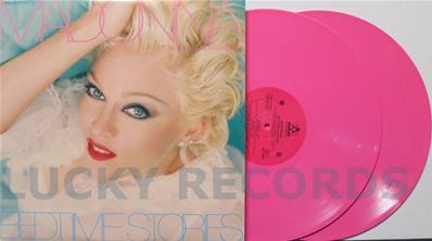 MADONNA - BEDTIME STORIES / RARE DOUBLE LP ALBUM VINYLE ROSE PROMO USA