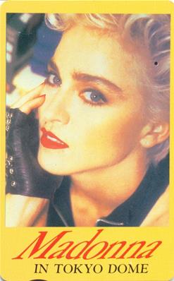 MADONNA / CARTE TELEPHONE / PHONE CARD JAPON N°33