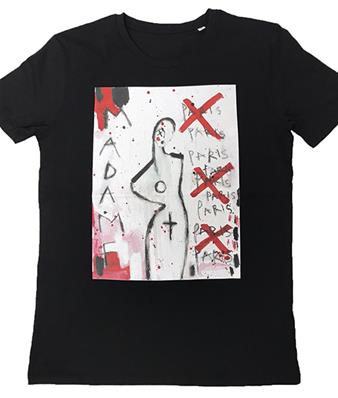 T-SHIRT MX PARIS TAILLE M MADAME X / MAE COUTURE MADONNA EXCLUSIVITE 2020