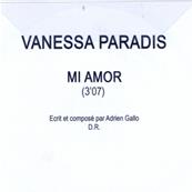 MI AMOR / CD SINGLE POCHETTE BLANCHE / PROMO 2013