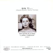 SIN TI / LARA FABIAN / CDS PROMO ESPAGNE / EPIC 2000