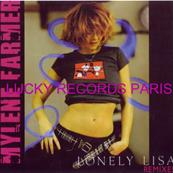 MYLENE FARMER - LONELY LISA (REMIXES) ROUGE / MAXI 33 TOURS FRANCE