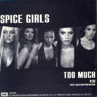 SPICE GIRLS / TOO MUCH / CD SINGLE PROMO MEXIQUE 1998