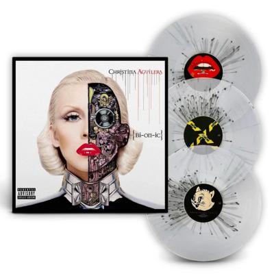 CHRISTINA AGUILERA - BIONIC 3LP (BLACK & GREY SPLATTERED CLEAR VINYL)